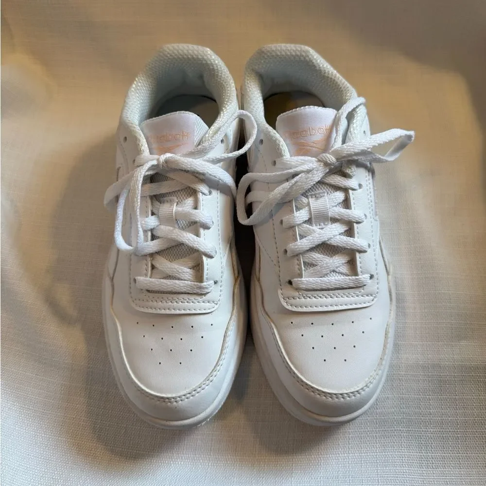Reebok Women's Court Advance Clip Sneaker White 5